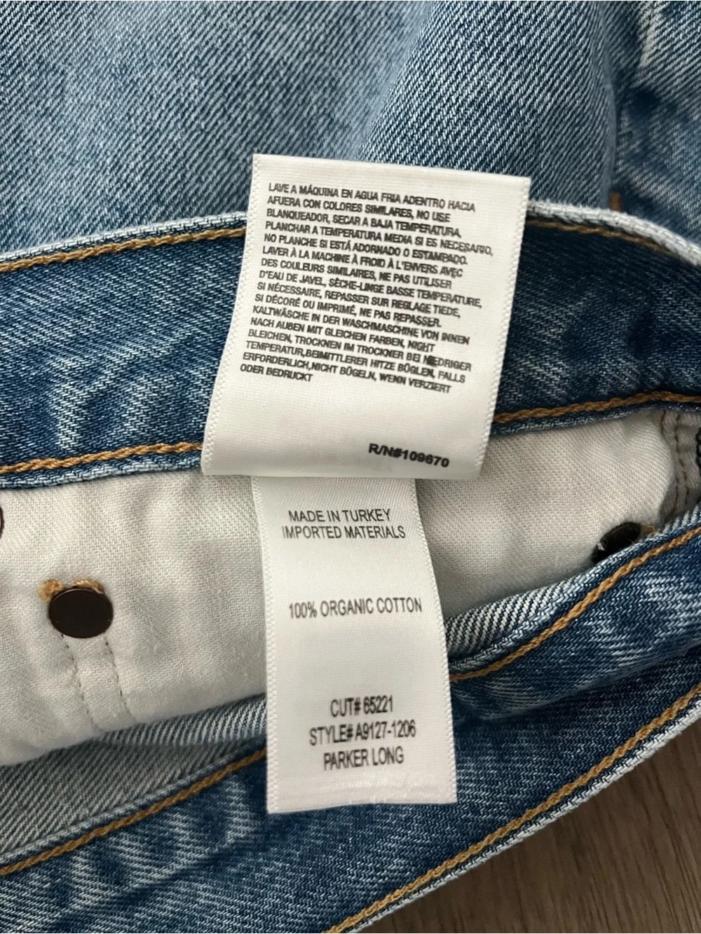 AGOLDE Parker Long Denim Shorts Size 31